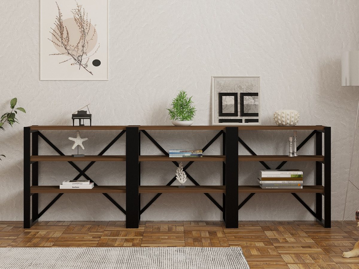 Prof - Walnut, Black – Конзола - Image 2