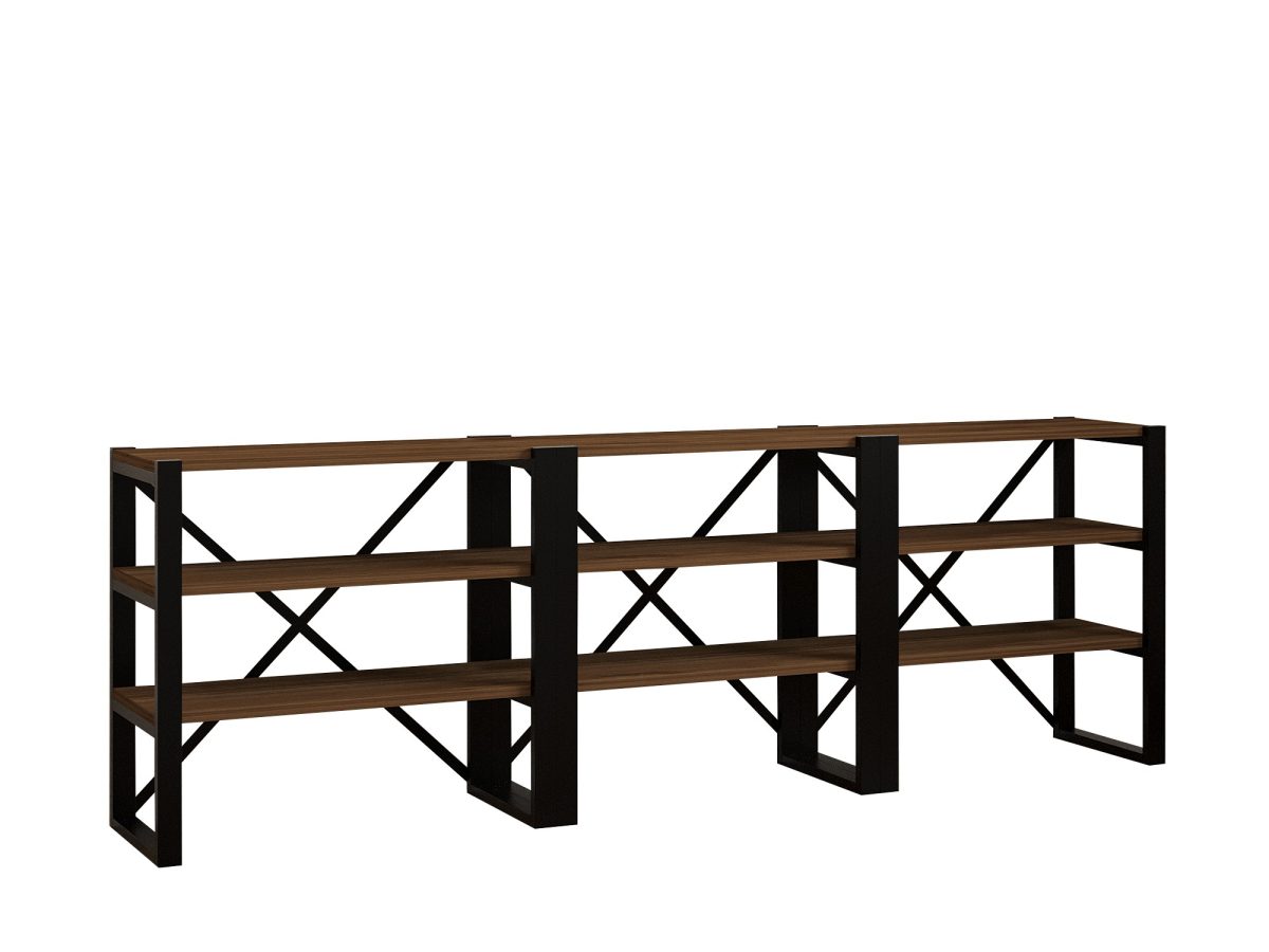 Prof - Walnut, Black – Конзола - Image 3