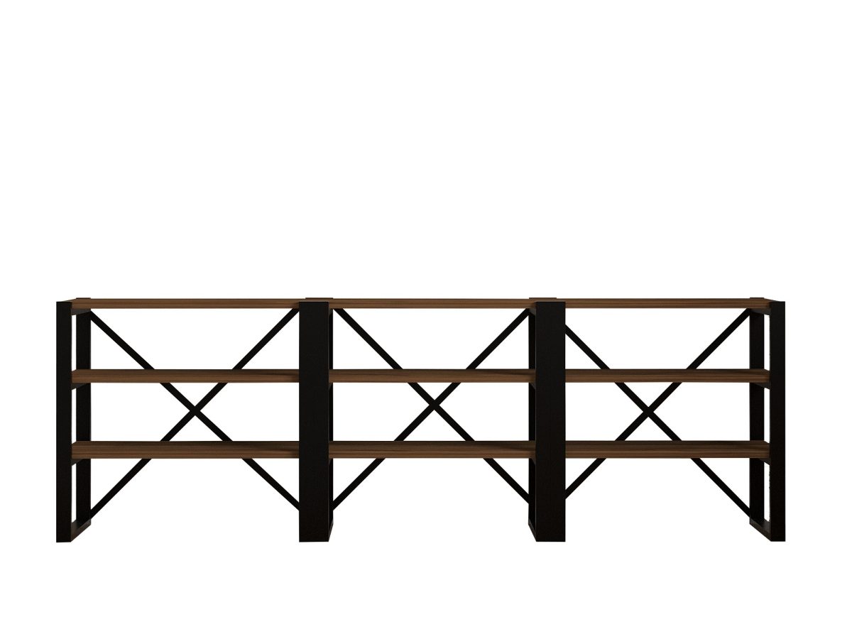 Prof - Walnut, Black – Конзола - Image 4