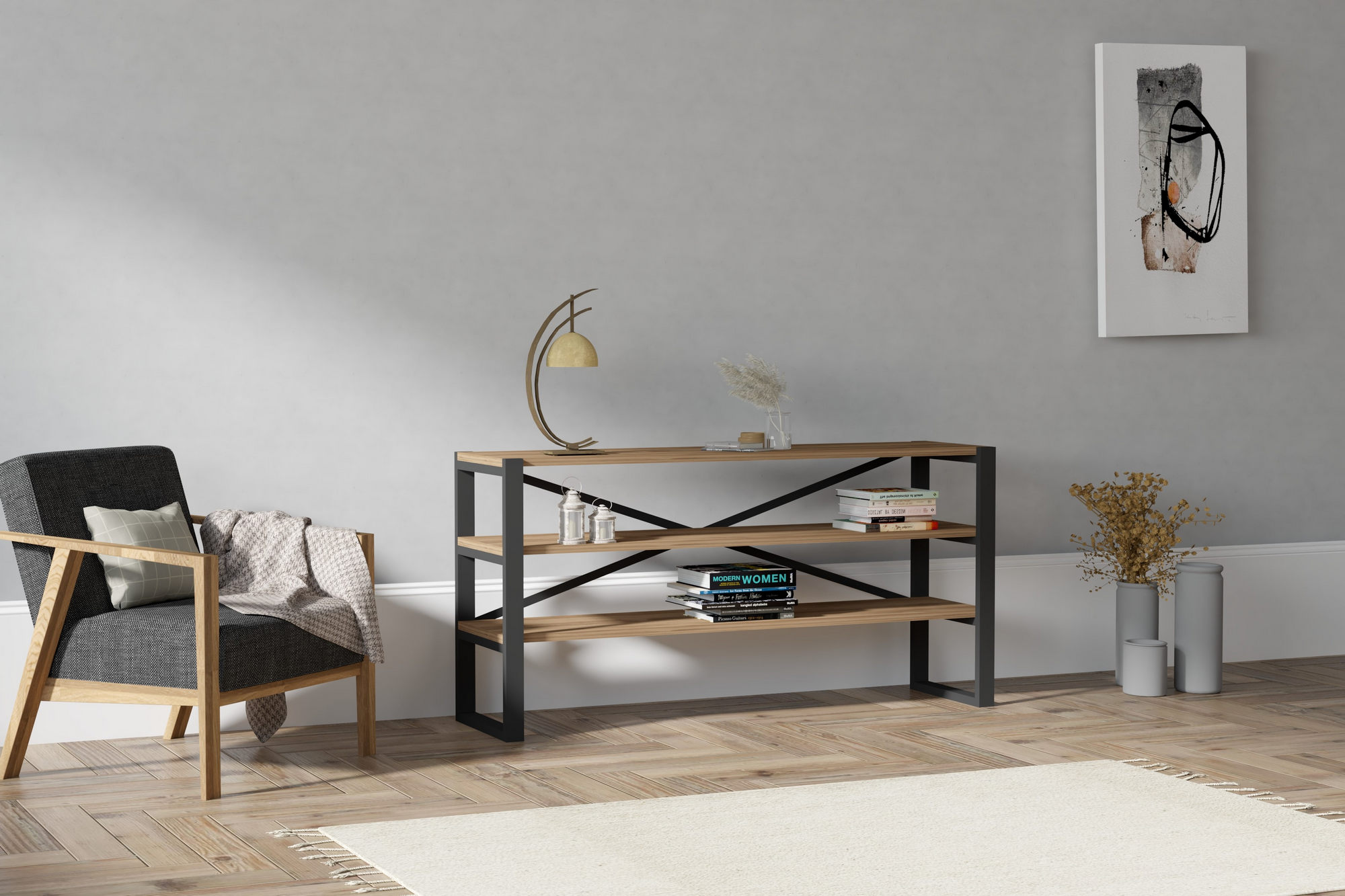 835PUQ340220-201.jpg Natali - Modern – Декоративна конзолна маса - Image 1