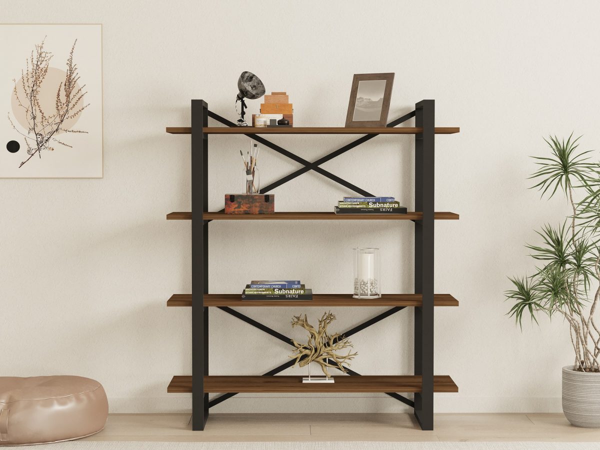 Makro - Walnut – Полица за книги - Image 2