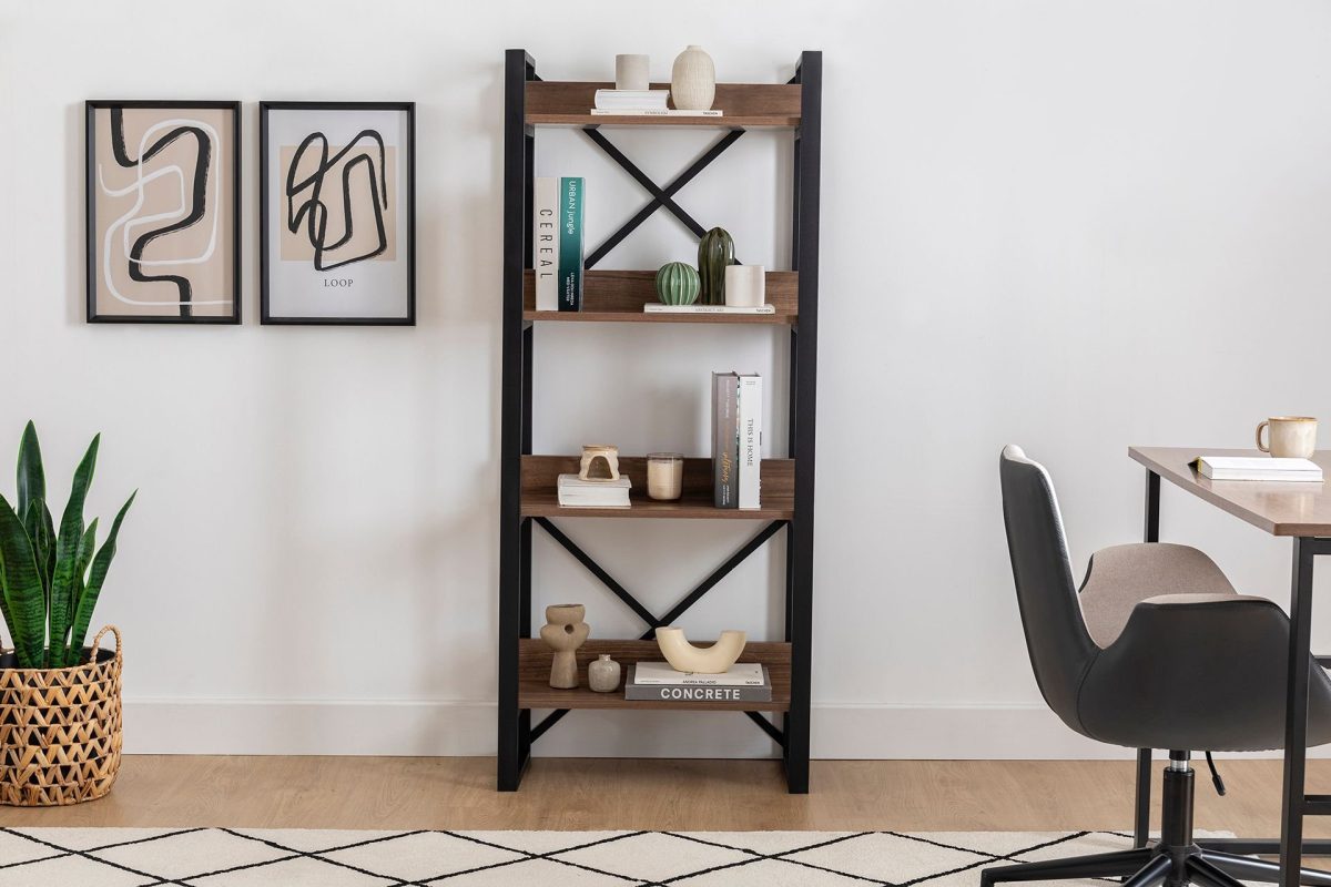 Adisa - Walnut – Полица за книги - Image 2