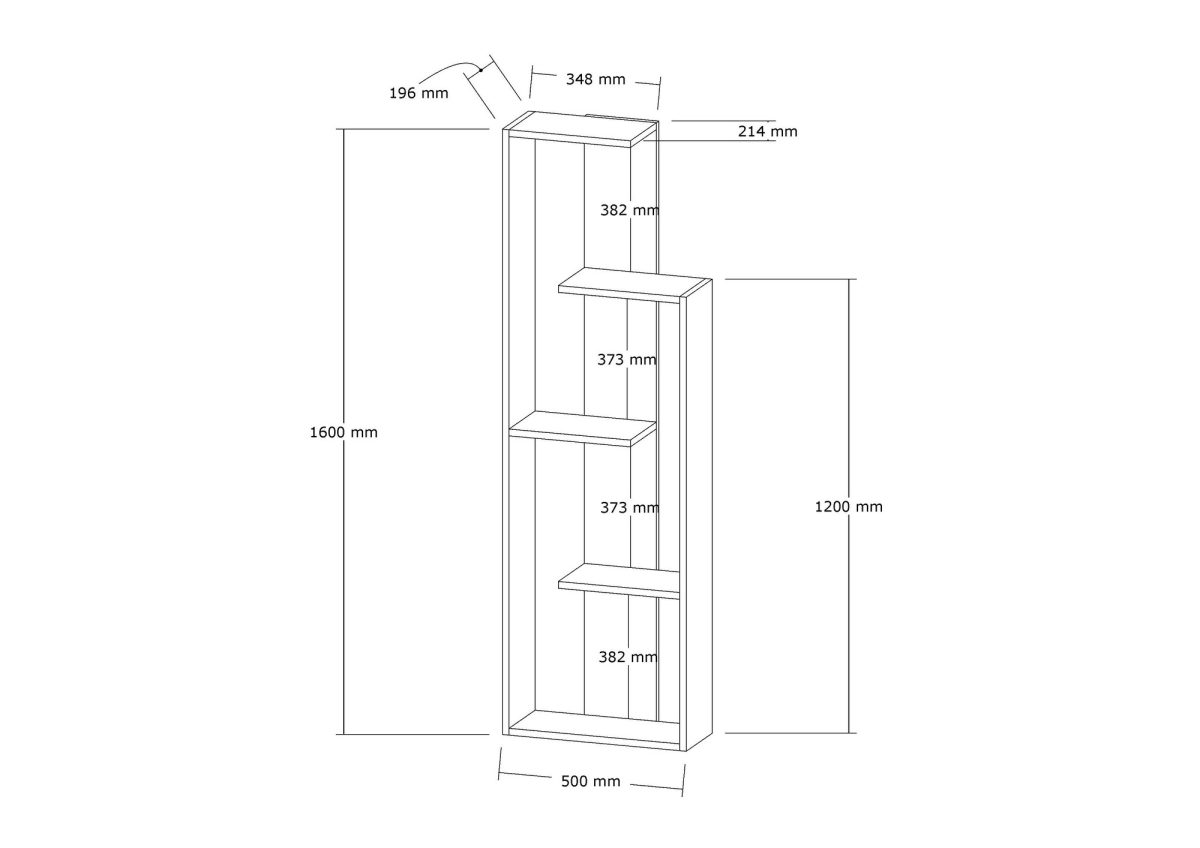 Wand - Walnut – Полица за книги - Image 6