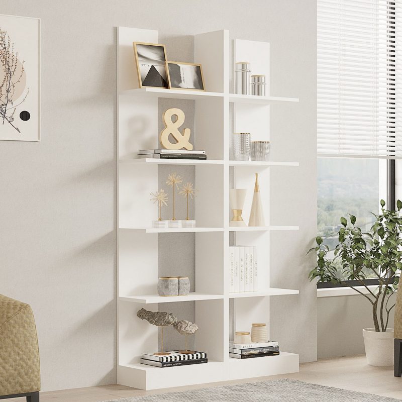 İkiz - White – Полица за книги