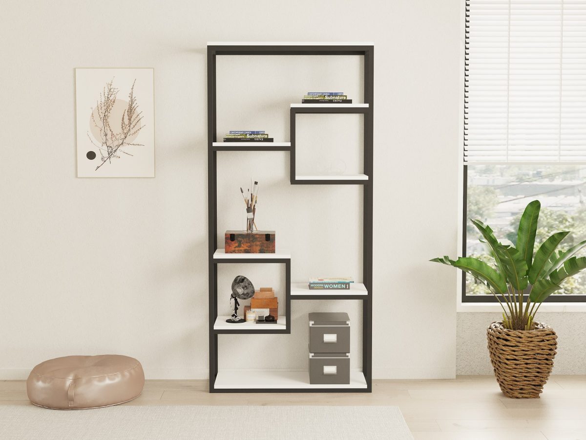 Emina - White – Полица за книги - Image 2