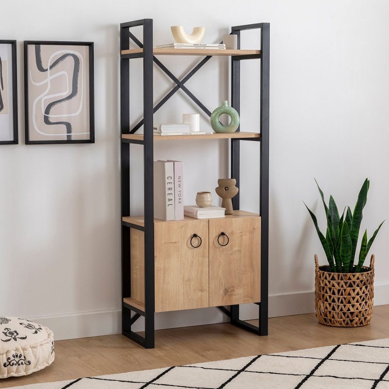 Milano - Sapphire, Black – Полица за книги