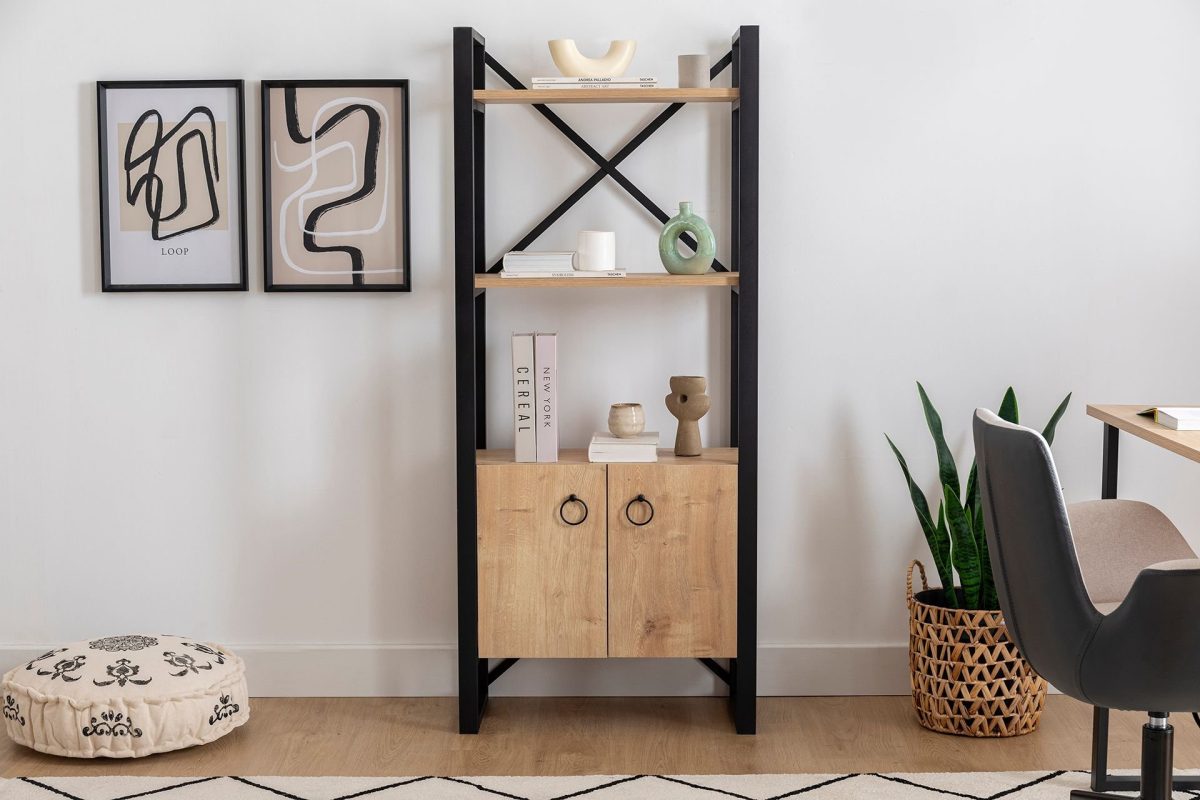 Milano - Sapphire, Black – Полица за книги - Image 2