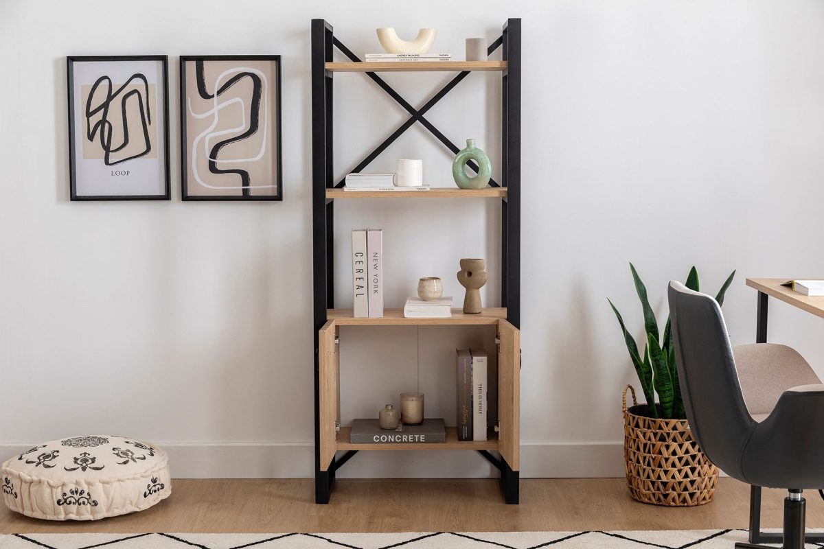 Milano - Sapphire, Black – Полица за книги - Image 3