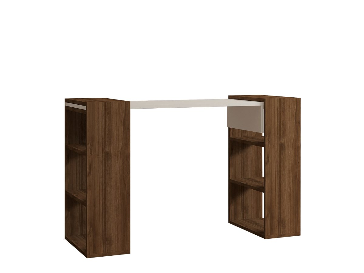 Handy - Walnut, White – Канцелариско биро - Image 5