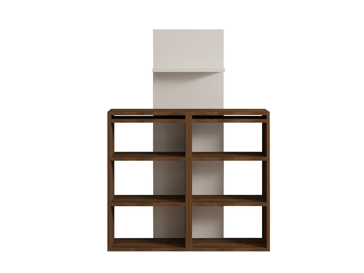 Handy - Walnut, White – Канцелариско биро - Image 8