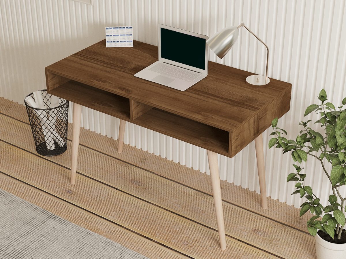 Novo - Walnut – Канцелариско биро - Image 3