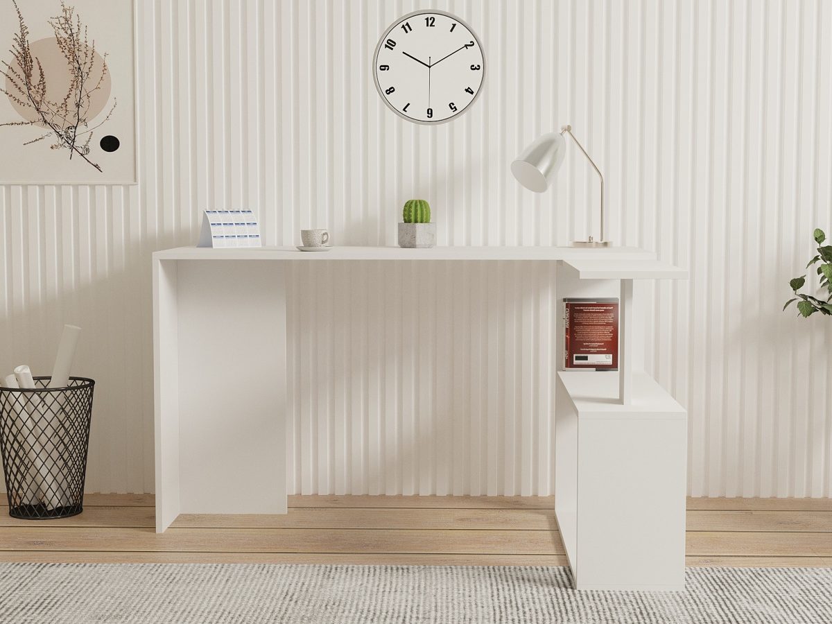 Cayko - White – Канцелариско биро - Image 2