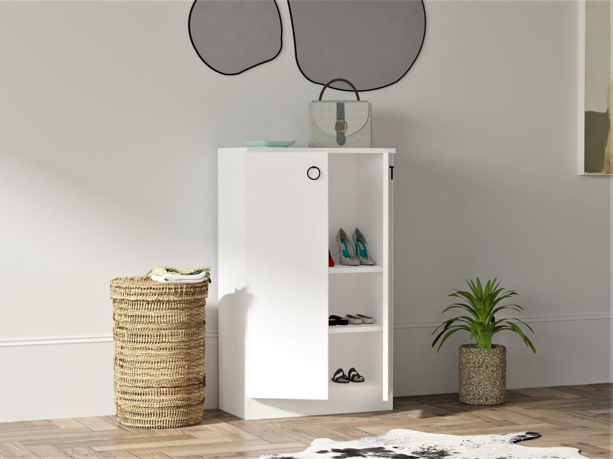 Defne - White – Повеќе наменска комода - Image 2