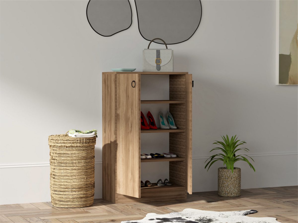 Defne - Walnut – Повеќе наменска комода - Image 2