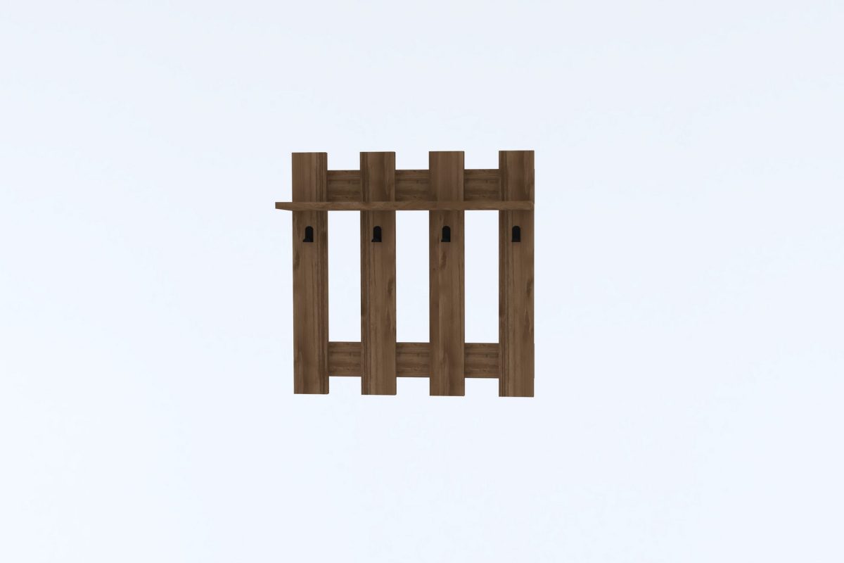 Carina - Walnut – Кука на ѕид - Image 3