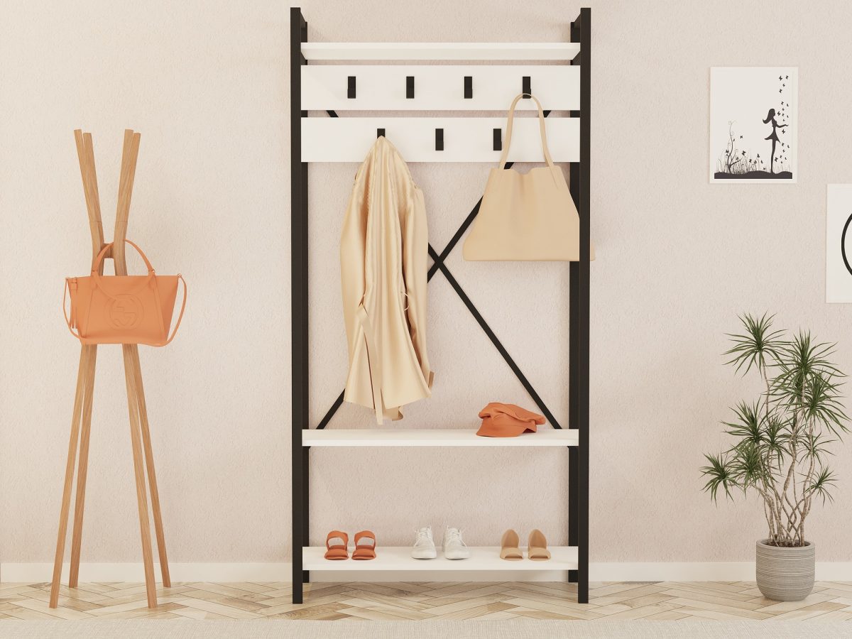 Alfa - White – Гардеробер за претсобје - Image 2