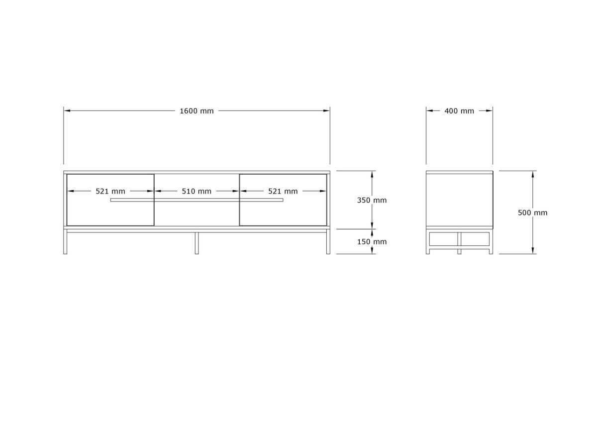 Mono - White – ТВ комода - Image 6