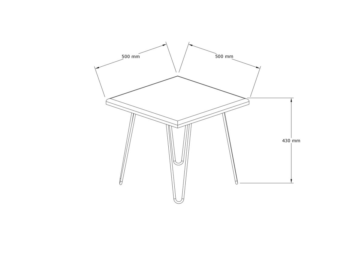 Mahic - Walnut – Маса за кафе - Image 4