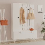 Lala - White – Гардеробер за претсобје