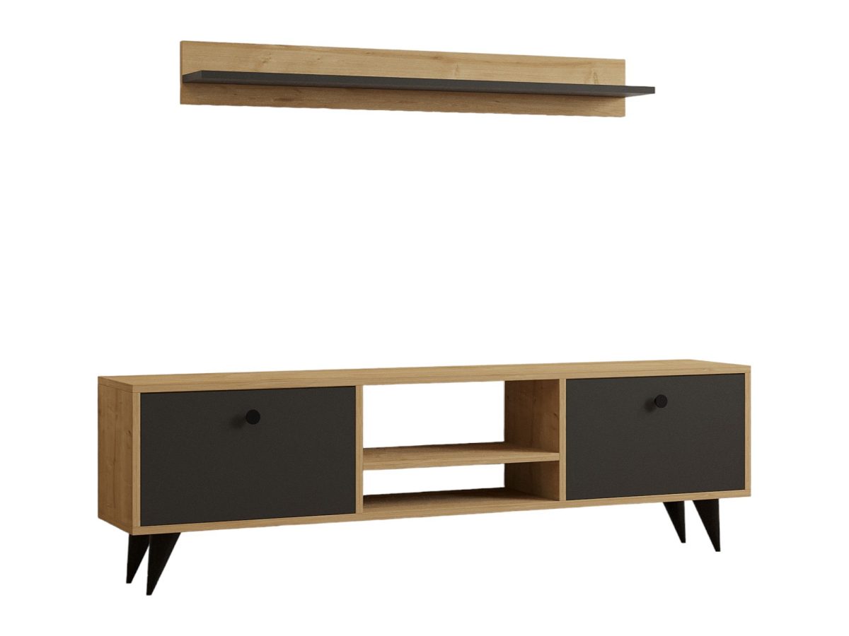 Sliva - Sapphire, Anthracite – ТВ комода - Image 4