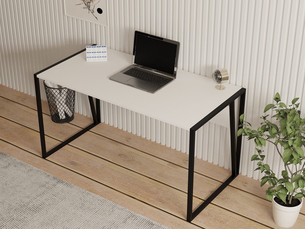 Lara - White – Канцелариско биро - Image 3