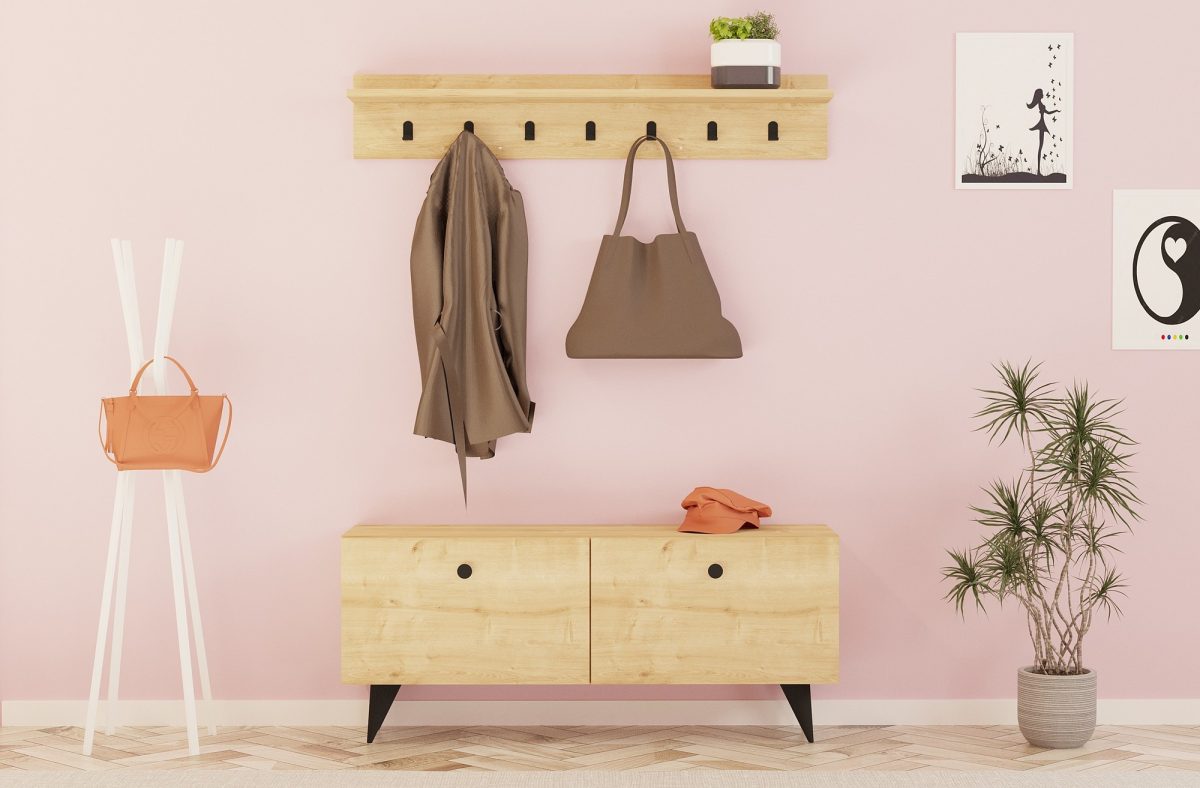 Rupa - Oak – Гардеробер за претсобје - Image 3