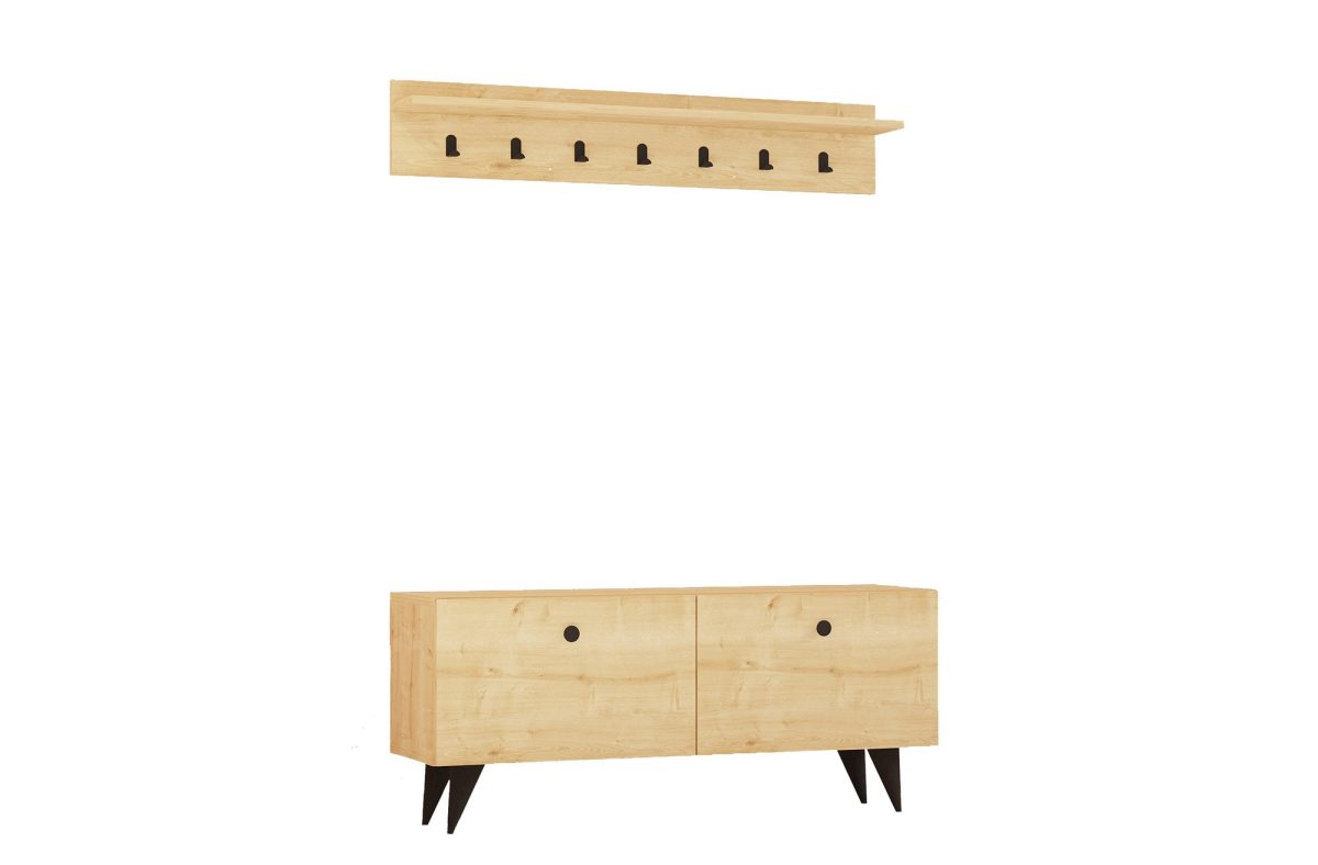 Rupa - Oak – Гардеробер за претсобје - Image 4