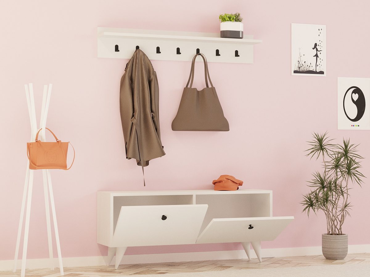 Rupa - White – Гардеробер за претсобје - Image 2