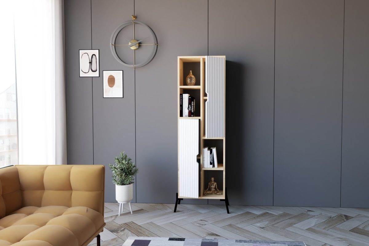 Sorrento - Sapphire Oak, White – Полица за книги - Image 2