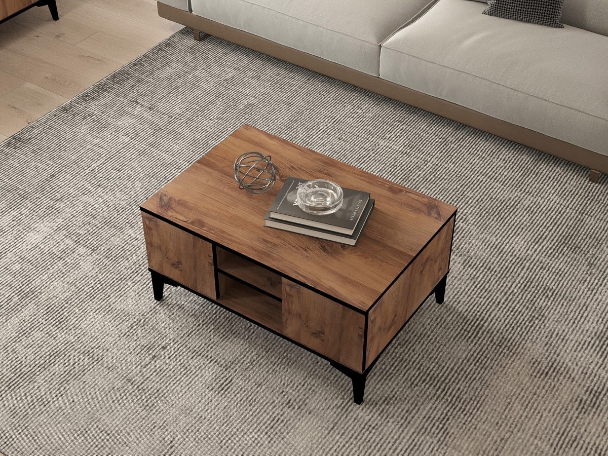 Cide - Atlantic Pine, Black – Маса за кафе - Image 2