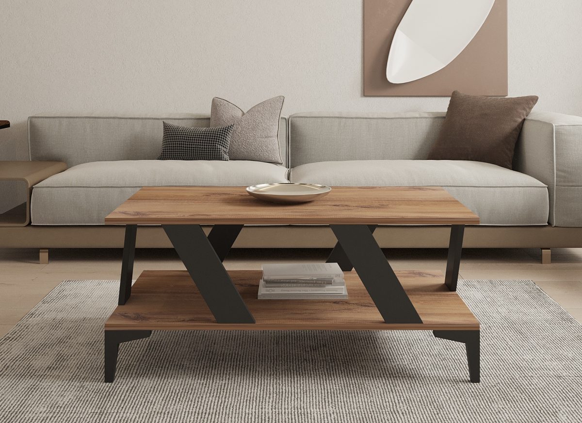 Tabla - Anthracite, Atlantic Pine – Маса за кафе - Image 2