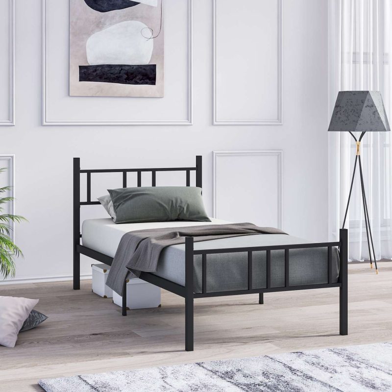 Akın - Black 90x200 – Единечен кревет