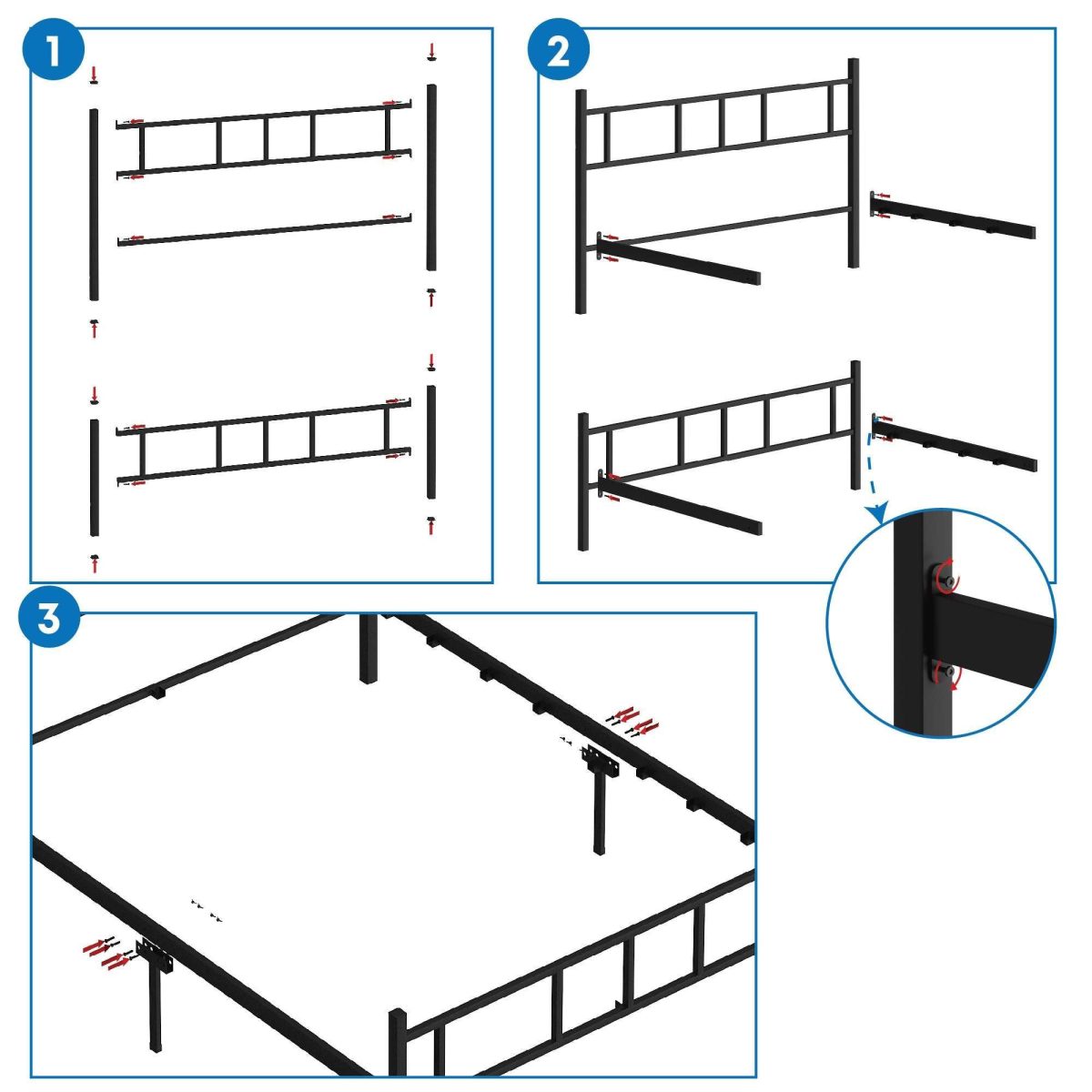 Akın - Black 140x200 – Дупли кревет - Image 8