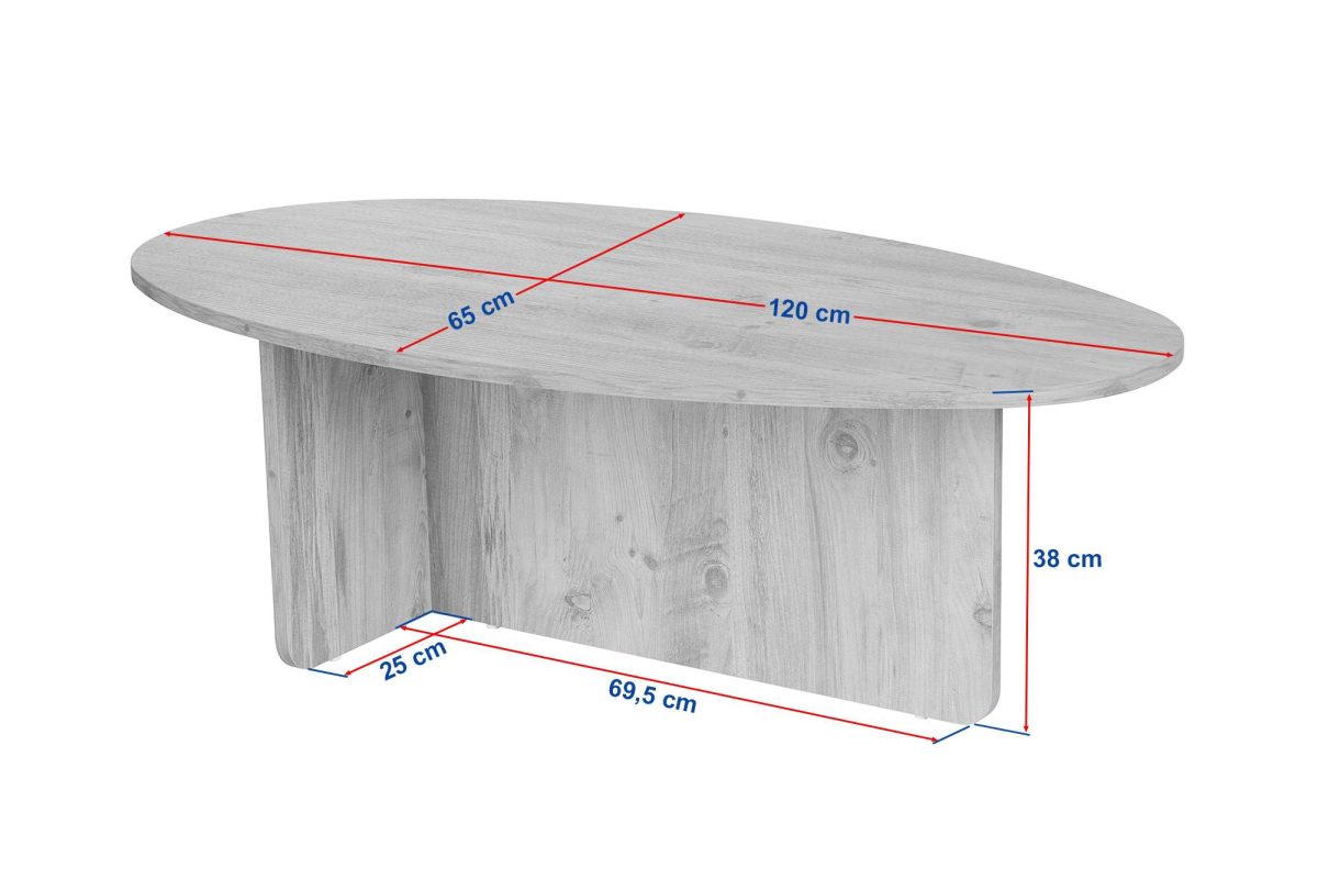 Orba - Oak – Маса за кафе - Image 9