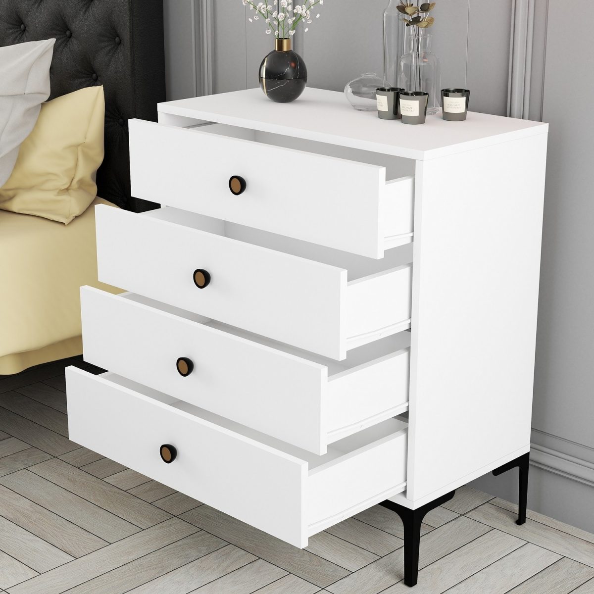 Lizbon 542 - White – Комода - Image 3