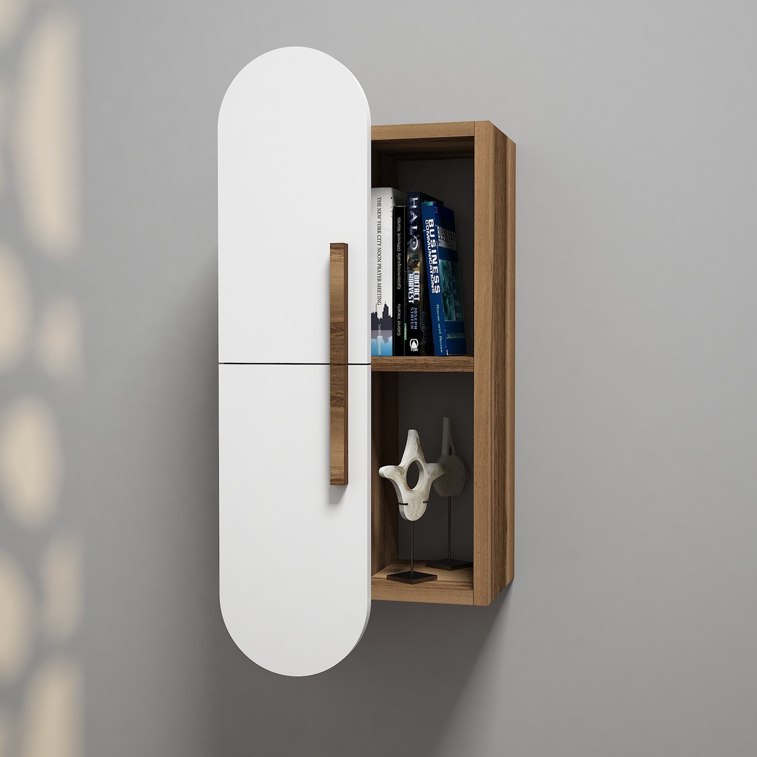 845HCT160520-201.jpg Rose - Walnut, White – Ѕидна полица - Image 1
