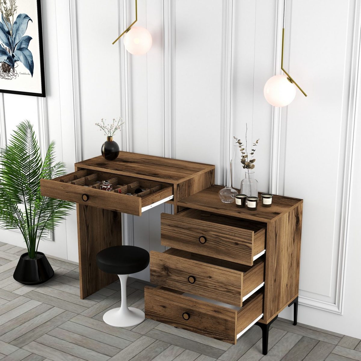 Lizbon 553 - Walnut – Шминкерница - Image 4