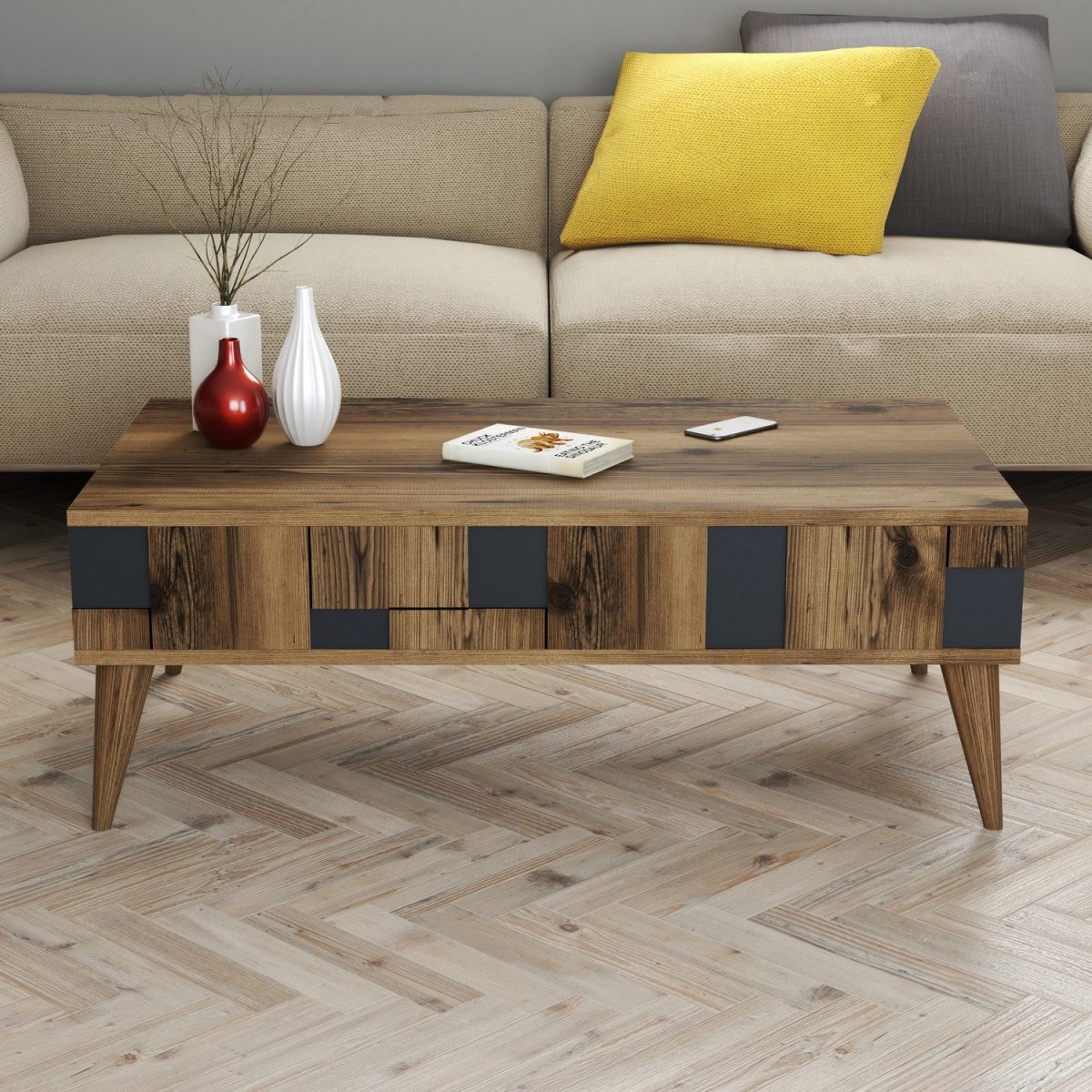 Madrid - Anthracite – Маса за кафе - Image 2