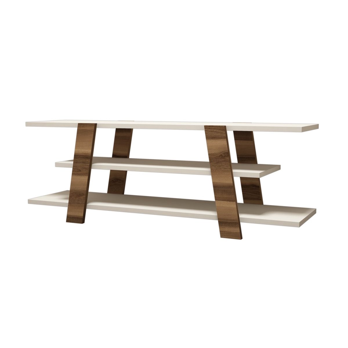 Flower - Walnut, Cream – ТВ комода - Image 3