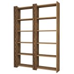 City 2 - Walnut, Walnut – Полица за книги - Image 3