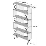 Extra - White – Полица за книги - Image 5