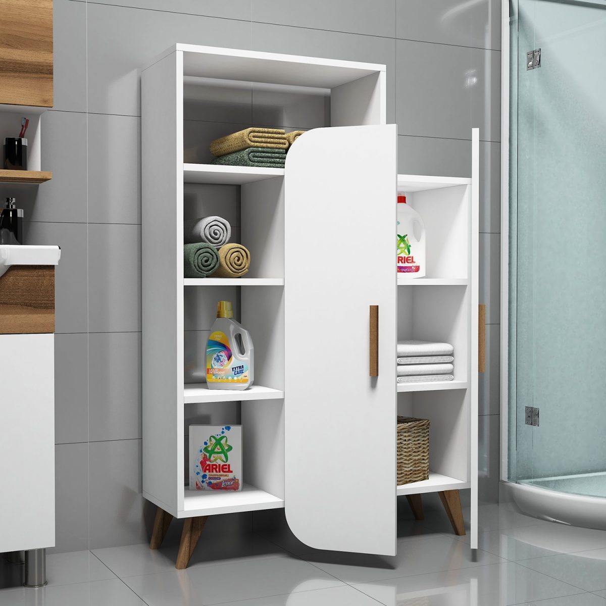 Form - White – Полица за книги - Image 2