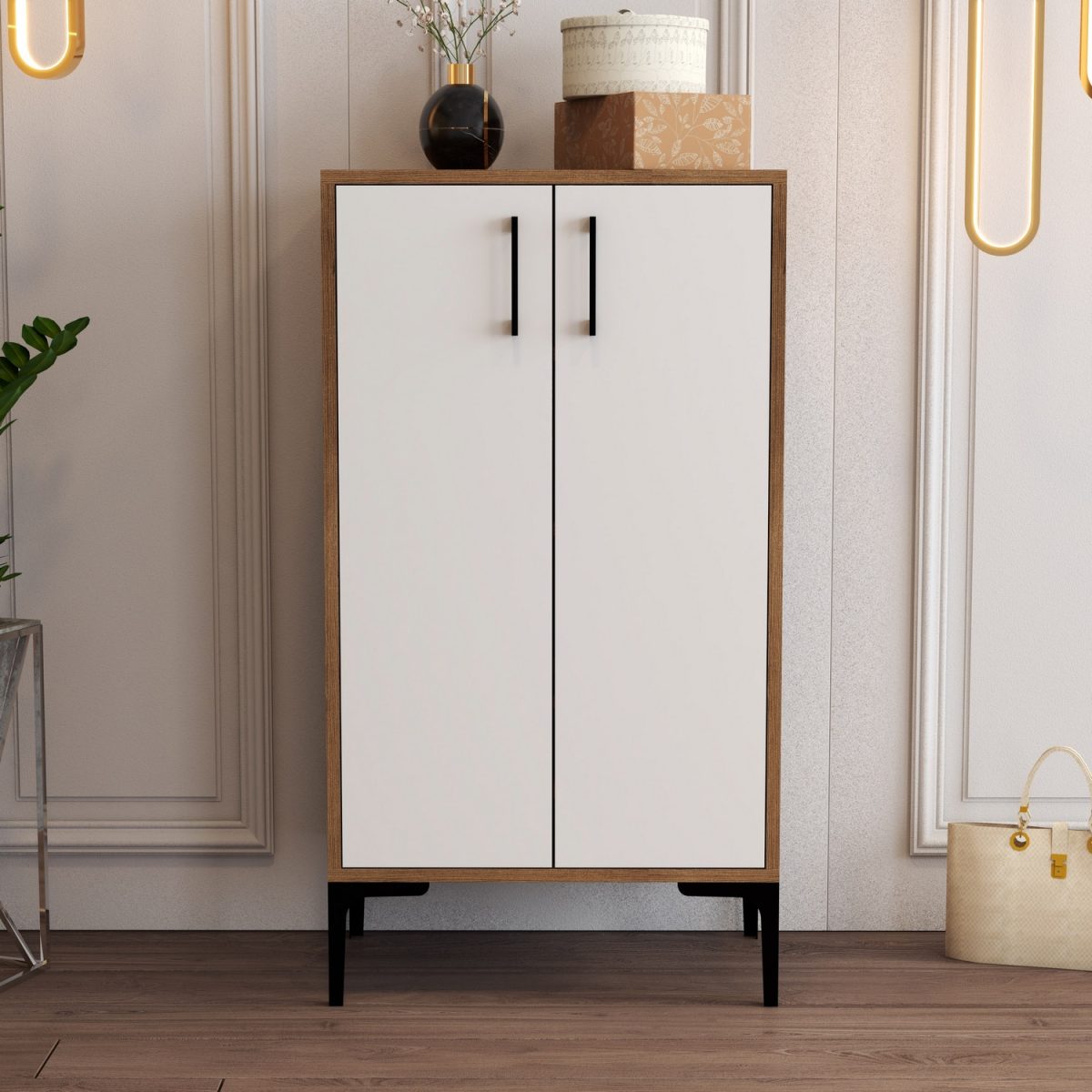 Prag - Walnut, White – Чевларник - Image 2