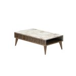 Milan - Walnut, White Marble – Комплет мебел за дневна соба - Image 5