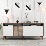 Milan - Walnut, White – Конзола