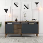 Milan 160 - Walnut, Anthracite – Конзола