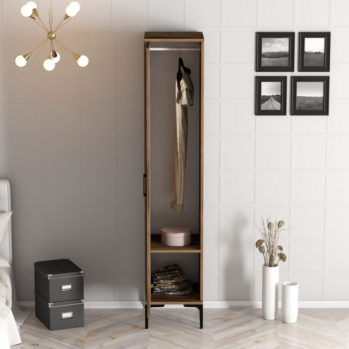 Kumsal R - Walnut – Гардеробер - Image 4