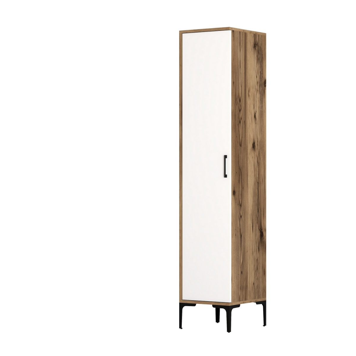 Kumsal S - Walnut, White – Гардеробер - Image 7