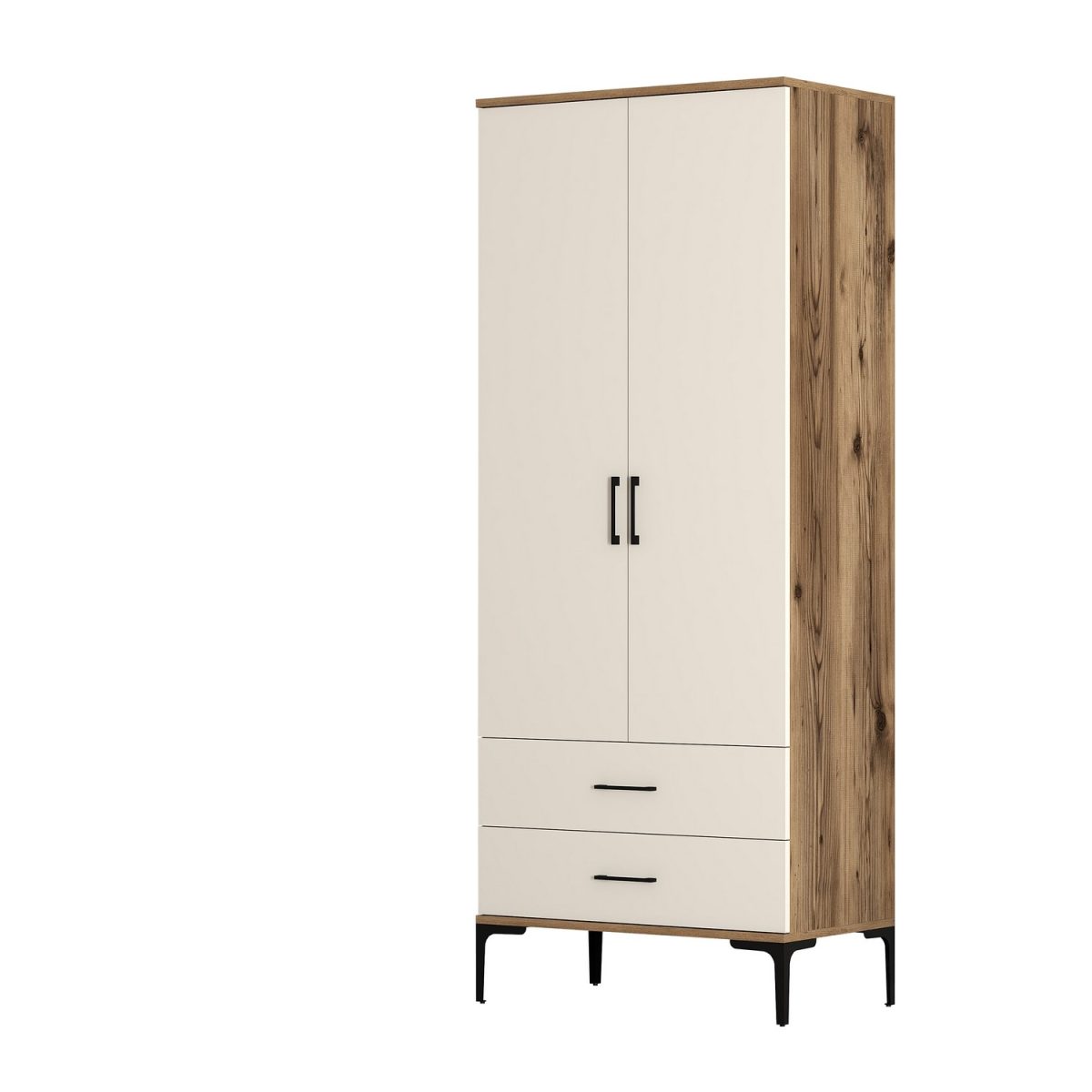 Kumsal T - Walnut, Cream – Гардеробер - Image 5