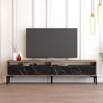 Istanbul 2 - Walnut Black Marble – ТВ комода